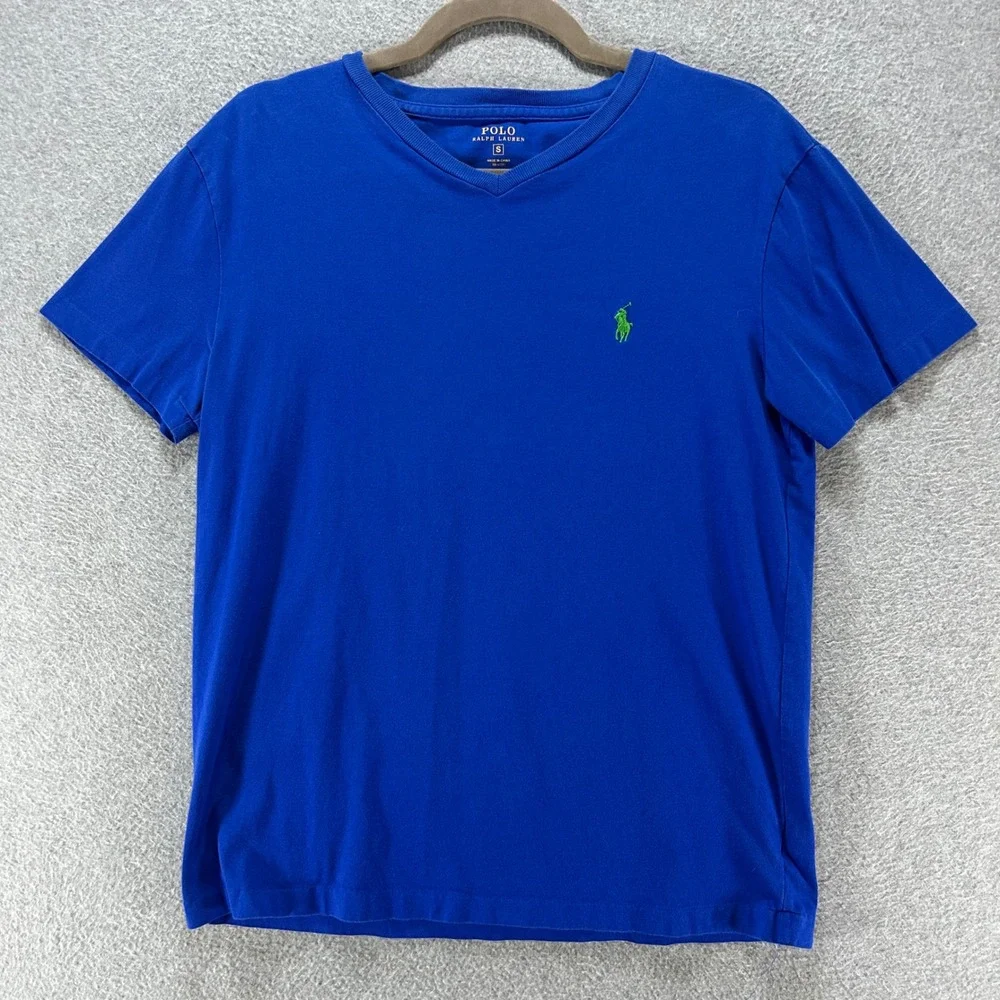 Polo Ralph Lauren T-Shirt Bundle Mens S Black Blue Cotton Preppy Classic